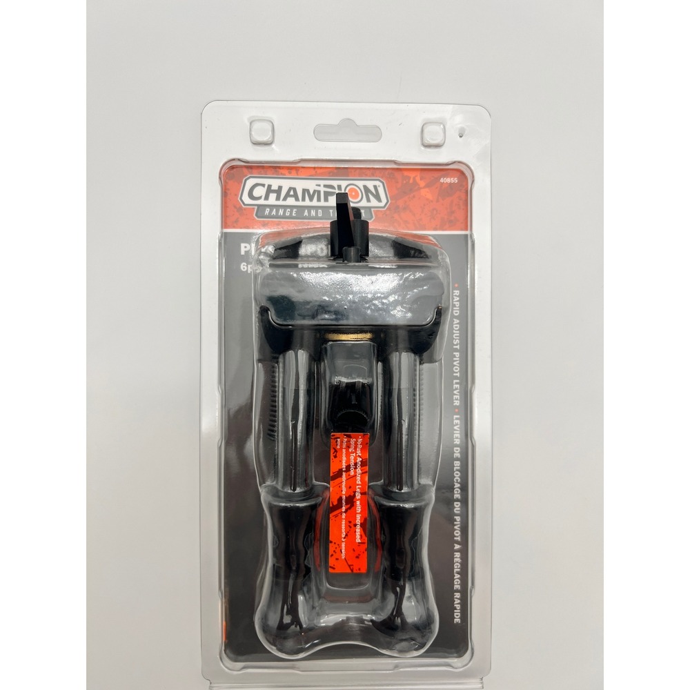Champion Range and Target Pivot Bipod 6-9 Inch Black Rifle Rest 40855